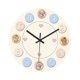 thumbnail image 2 of Reloj de pared silencioso, reloj decorativo acrílico moderno redondo para colgar en la pared de la sala de estar. 20 cm, 2 of 9