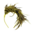 thumbnail image 3 of Unique Bargains 1 Pc Headband Fashion Feather Hair Accessories for Women Yellow Black, 3 of 5