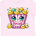 thumbnail image 4 of Inktastic Kawaii Buttered Popcorn Girls Toddler T-Shirt, 4 of 5