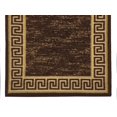 thumbnail image 5 of Custom Size Runner Rug Bordered Greek Key Meander Brown Roll Runner Rug Choice of Your&nbsp;Length by feet&nbsp;Slip Resistant Latex Back Cut to Size Rug Runners Customize in USA Facility, 5 of 8