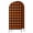 Orange Black, variant on 4FT Arch Backdrop Covers, Black Red Plaid Wedding Arch Cover Stretchy, Vintage Rustic Buffalo Checked Gingham Chiara Arches Backdrop Stand Covers for Birthday Baby Shower Party Banquet Decor