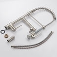 thumbnail image 7 of Multi-Handle Spring Neck Pull-Down Kitchen Faucet With Turbospray, Fastmount, 7 of 7