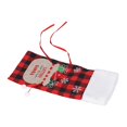 thumbnail image 4 of Wine Bottle Cover, Washable Wine Bottle Bag Lightweight  For Home For Bar For Villa For Party Red Black Grid, 4 of 8