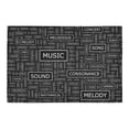 thumbnail image 2 of MKHERT Music Doormat Rug Home Decor Floor Mat Bath Mat 23.6x15.7 inch, 2 of 3
