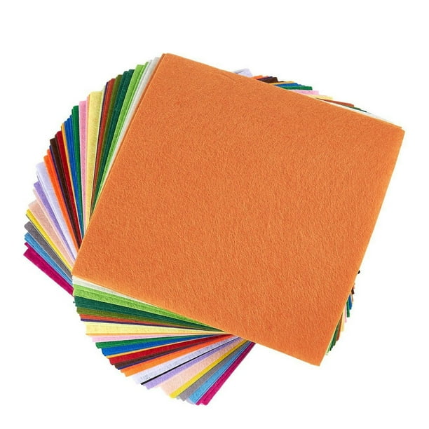 Download Felt Fabric Sheets - 50-Pack 8 x 8 inches (20cm x 20cm) Felt Squares in Assorted Colors, 2 ...
