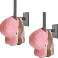 thumbnail image 2 of Adhesive Hat Hooks for Wall - No-Drilling Organizer - Holds 20-48 Caps, Headphones & Handbags - for Closet & Door Storage, 2 of 8