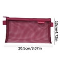 thumbnail image 2 of Big Pencil Case Clearance, Exquisite And Transparent Mesh Pencil Case Storage Bag with Multiple Colors Optional Nylon Mesh Back to College, 2 of 9