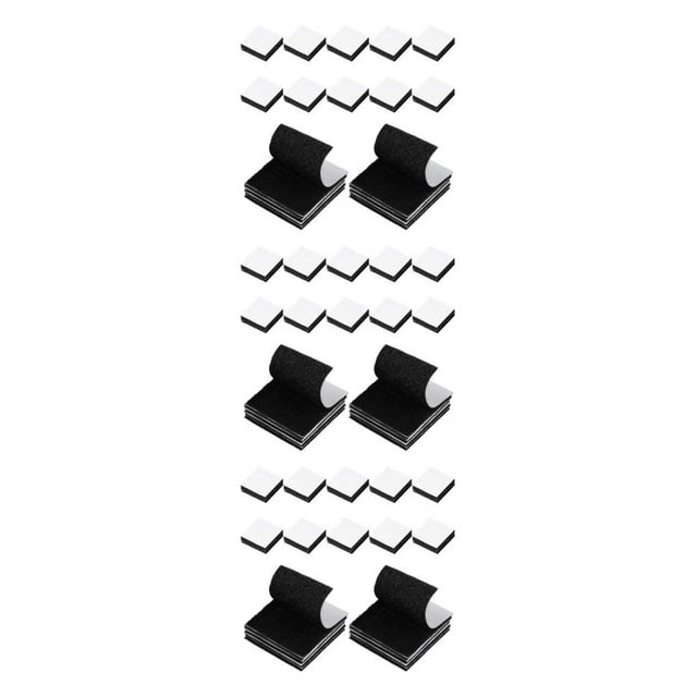 Ruiboury 12pieces Fastener Tape For Sofa Fixing Easy To And Remove Sticky Pads Heavy Duty Sofa Fixing Tape 3Set