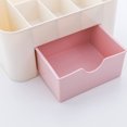 thumbnail image 4 of Muyoka Caja de almacenamiento de cosméticos Organizador de maquillaje de plástico con cajones Contenedor de maquillaje de escritorio para joyas Cuidado de la piel Esmalte de uñas Pinceles Lápiz Tarjet Muyoka Hogar, 4 of 6