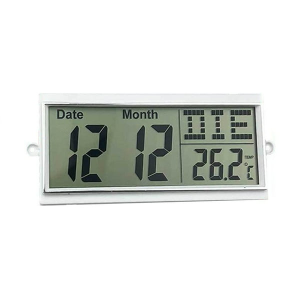 Multifunctional LCD Hanging Clock with Date Time and Temperature Display Enjoy Convenient Timekeeping and Monitoring