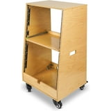 Sound Town DIY Slanted 16U Studio Rack (8U Top + 8U Lower), with 2U ...