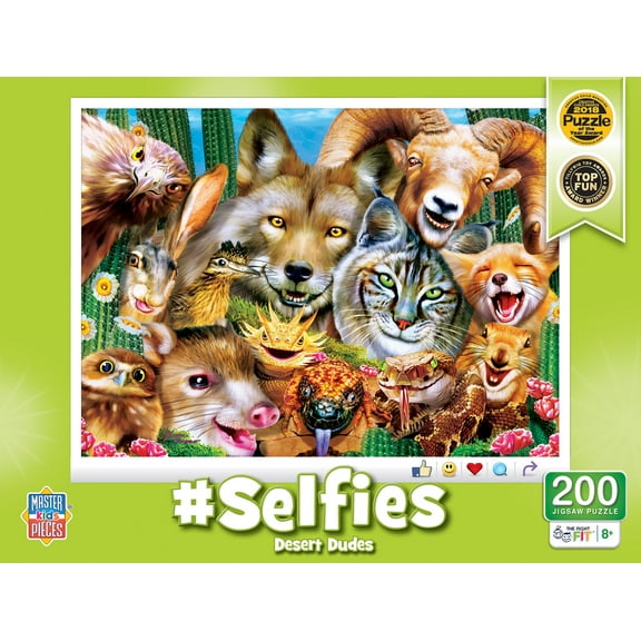 MasterPieces 200 Piece Jigsaw Puzzle for Kids - Desert Dudes - 14"x19"