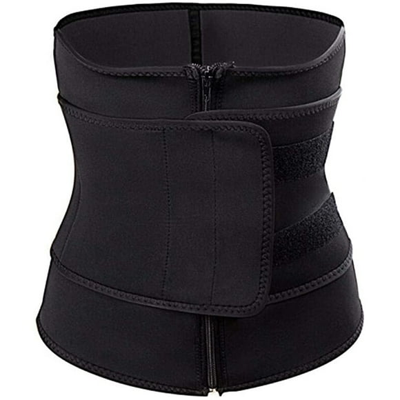 Dvkptbk Yoga Shapewear Waist Trim-Mer Belt Man and Women Body Shaping Zipper Abdomen Belt Slimmer Kit Fitness & Yoga Equipment