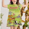 thumbnail image 2 of Vestido de verano para niña de 2 a 12 años, vestido con estampado de venado y Bambi para bebé, vestido informal con estampado 3d, ropa para niños bonita 6T Gao Jinjia LED, 2 of 2