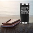 thumbnail image 3 of Boss Day Gifts For Him Gifts For Men Boss Male Birthday Christmas Presents For Coworker Friend Gift For Husband Boyfriends Men Him, 20oz Take To Myself Black Travel Tumbler Gift Set With Straw, 3 of 6