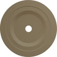 thumbnail image 5 of 31 5/8"OD x 3 5/8"ID x 1 7/8"P Gorleen Ceiling Medallion (Fits Canopies up to 3 5/8"), Hand-Painted Steel Gray, 5 of 7