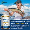 thumbnail image 4 of ZHPHK Fish Oil Omega 3Omega 3 Fish Oil  Supplements - Supports Heart Health, 3600 Mg Fish Oil, Omega-3, 120 Pills, 4 of 6