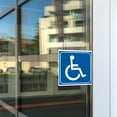 thumbnail image 4 of Unique Bargains 3x3 Inch Handicap Sign Stickers, Vinyl Accessible Sign Disabled Symbol Weatherproof for Wheelchair Person 8Pcs, 4 of 6