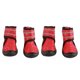 thumbnail image 1 of Calzado ajustable para exteriores, botas para perros antideslizantes rojas de 6 cm/2,4 pulgadas para mascotas de tallas S, M y L, 1 of 8
