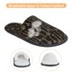 thumbnail image 3 of Fotbe Keys Pantuflas Peludas para Mujer con Estampado, Zapatillas de Peluche, Zapatos de Invierno para Casa, Uso Interior y Exterior-Medium, 3 of 8