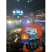 John Cena Orange Mens Costume Hat T-shirt Wristbands M