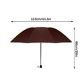 thumbnail image 3 of Large Umbrellas for Rain Windproof,Umbrella Windproof Travel Umbrellas for Rain,Strongest Windproof Travel Umbrella ,Portable Folding Rain Umbrella, Durable Premium Grip, Fits Car & Backpack, 3 of 9