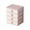 Pink, variant on Desktop Drawer Storage Box Multifunctional Organizer with Transparent Design Stackable Dustproof Drawers for Cosmetics Jewelry Office Home Desk