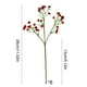 thumbnail image 3 of Arreglo Floral Artificial de Aliento de Bebé En Seda | Poliéster Rojo, 28 Cm, Decoración para Bodas y Hogar - 30 Cabezas, 3 of 6