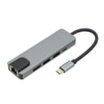 thumbnail image 3 of USBCHUB,USB C HUB 5 Hub de interfaz multimedia de alta definición Hub USB para computadora portátil Características de vanguardia, 3 of 8