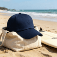 thumbnail image 3 of TELOLY 2026 New Baseball Cap Wide Eaves Sun Protection in Summer Sun Hat Men and Women Solid Color Large Head Circumference Maga Hat,Dark Blue, 3 of 4