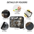thumbnail image 3 of Organ Folder 14.2 x 0.8 x 10.6 Inches 13 Separate Pockets A4 Size Documents Folder A Sort Storage File Manager For The Home Office 3d Butterflies, 3 of 7