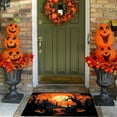 thumbnail image 4 of Tyidzon Halloween Bathroom Rug Halloween Pumpkin Theme Fall Welcome Bath Mat, Outdoor Entrance Door Mat for Home Living Bedroom Bathroom, 4 of 6