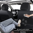 thumbnail image 6 of Fit for Toyota Tacoma Trd Pro 2015-2023, Car Seat Covers, Waterproof PU Leather 5 Piece Full Set Non-slip Protect and Upgrade Seats, Airbag-Compatible, 6 of 9