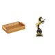 thumbnail image 1 of Cestas de almacenamiento,Cestas de almacenamiento de cocina tejidas con asas hechas a mano,Figura de escritorio,Estante de estatua de caballo para escritorio,oficina,decoración del, 1 of 8