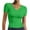 Green, variant on Women's T-Shirts! Comdrip Women's Short Sleeve Boat Neck Shirts Ruched Side Slim Fit Basic Casual T Shirts Summer Casual Tee Tops T Shirts for Women Black 3XL