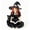 10#, variant on Purple Hair Shelf Sitter Figurine Witch With Black Cats Resin Statue Gothic Halloween Tabletop Ornament, Decorations for Home, Mantel, Shelf