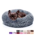 thumbnail image 2 of Donut Dog Bed Warm Soft Long Plush Pet bed para Samll Large Dog House Cat Calming Beds Lavable Winter Kennel Sofá Cojín Mat Tan Jianjun unisex, 2 of 2