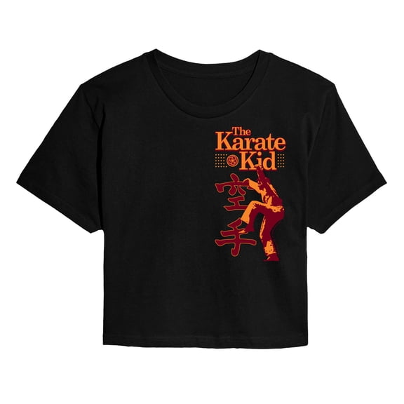 The Karate Kid - Logo Stack - Juniors Cropped Graphic T-Shirt