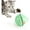 Green, variant on PENGXIANG Smart Interactive Cat Toy, 360 Degree Self Rotating Ball, USB Rechargeable Pet Toy, Build-in Spinning Led Light, Stimulate Hunting Instinct for Your Kitty (White)