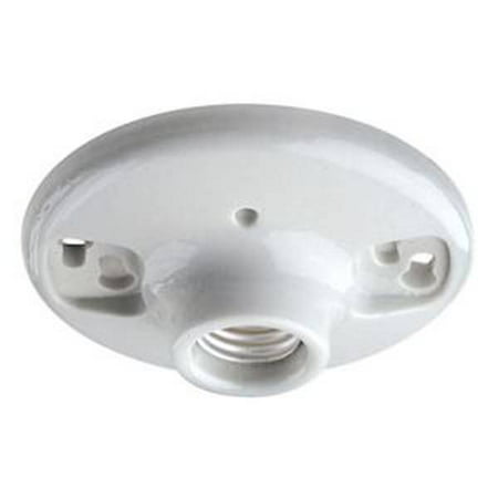 Porcelain Lampholder - Leviton 81902 - Standard Base Porcelain Receptacle Socket (#9875 Medium base porcelain lamp holder)