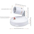 thumbnail image 4 of 2 Pack Wireless Spotlight LED Accent Lights with 750mAh Battery Dimmable Puck Light with Remote Control Timing Function Focus Light for Display Painting Picture Artwork Closet, 4 of 10