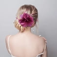 thumbnail image 2 of LILELIS Feather And Flower Party Hair Clip 1pc, 2 of 8
