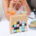 thumbnail image 3 of Yayeee Napkin Holder for Table Kitchen Paper Tissue Organization, Gray Checkered Pattern, 3 of 8
