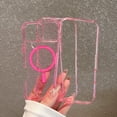 thumbnail image 2 of Dteck Magnetic Case for iPhone 12 Pro / 12 6.1", Compatible with MagSafe, Shockproof Protective Bumper Phone Case for iPhone 12 Pro / 12 6.1",Pink, 2 of 7