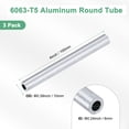 thumbnail image 3 of Uxcell 3-Pack 6063 Aluminum Round Tube, 6mmx10mm(IDxOD) 100mm Length Straight Tubing, 3 of 7