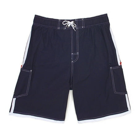No Boundaries - Big Men's Cargo Board Shorts