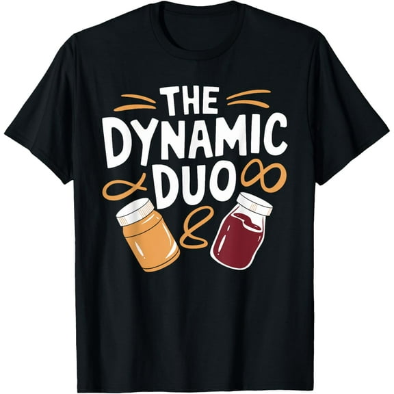 The Dynamic Duo Peanut Butter Jelly T Shirt Cute & Funny T-Shirt
