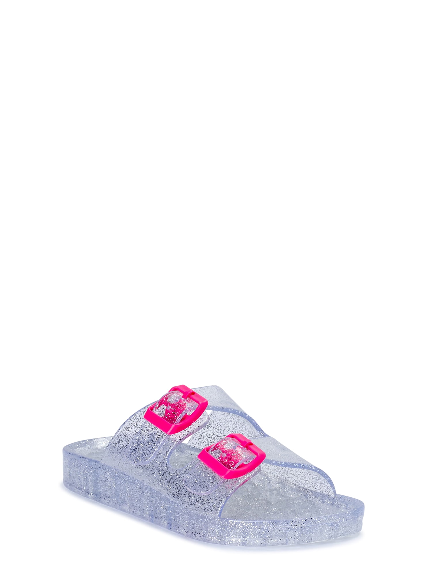 two buckle footbed sandals