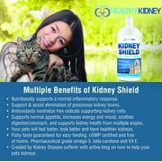Healthy Kidney Kidney Shield for Cats & Dogs: Canine & Feline Renal Health Support, Animal Supplement