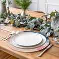 thumbnail image 6 of Round Placemats Blue Pink Painting 15 inch Set of 2 Table Mats for Dining Table Abstract Modern Art Heat Resistant Non-Slip Kitchen & Home Decorative Place Mat Set, 6 of 8